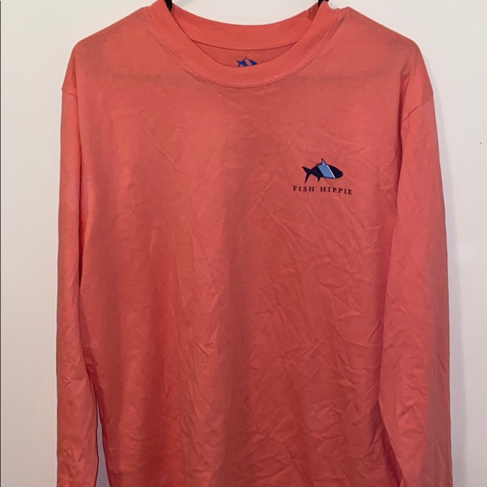 Fish Hippie coral long sleeve. New!